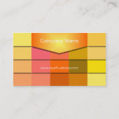 Gele Pareltjes Visitekaartje (Voorkant)