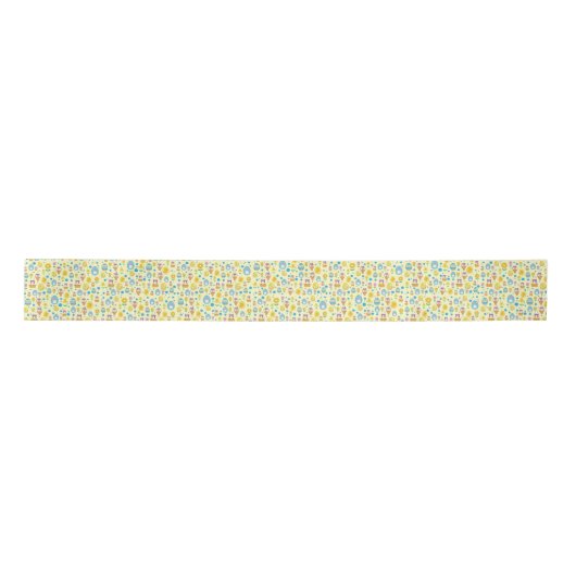 Gele Pasen Satijnen Lint (Voorkant)