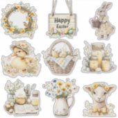 Gele Pasen Set 1 Sticker (Voorkant)