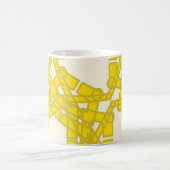 Gele patroonMok Koffiemok (Center)