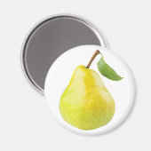 Gele peer magneet (Voorkant / Achterkant)