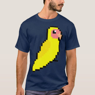 Gele pekellavevogel t-shirt