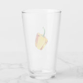 Gele peper Glass Glas (Achterkant)