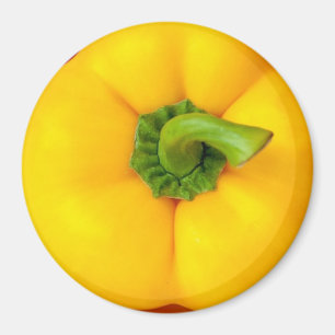 Gele peper ijskast magneet