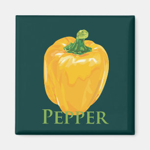 Gele peper magneet