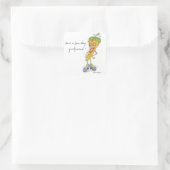 Gele peper sticker (Tas)