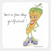 Gele peper sticker (Voorkant)