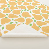 Gele peren | Monogram Sherpa Blanket Sherpa Deken (3/4)