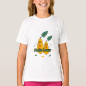 Gele peren paar t-shirt (Voorkant)