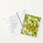 Gele peren Recipe Book Notitieboek (Binnen)