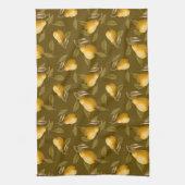 Gele peren theedoek (Verticaal)