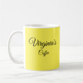  Gele Persoonlijke KoffieMok (Links)