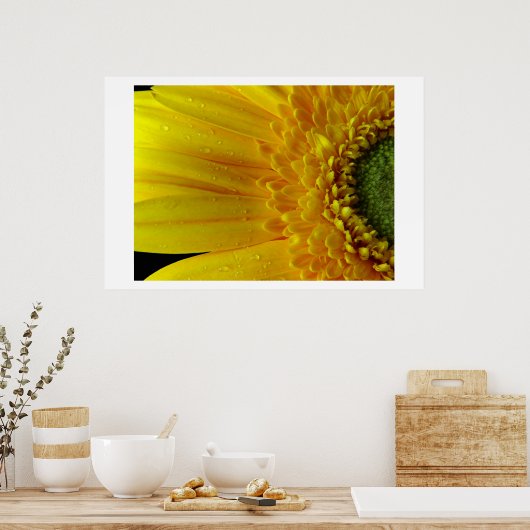 Gele Petals Poster (Keuken)