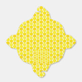 Gele Pickleball Balls, serving 0-0-2, op wit Bedankdoosjes (Uitgevouwen)