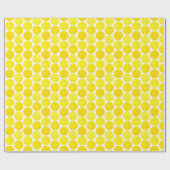 Gele Pickleball Balls, serving 0-0-2, op wit Cadeaupapier (Vlak)