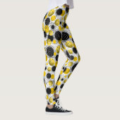 Gele pickleball leggings (Rechts)