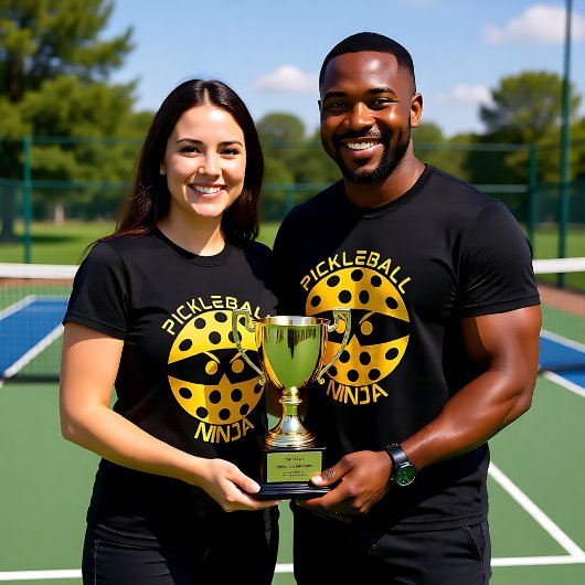 Gele Pickleball Ninja T-shirt