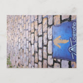 Gele pijl briefkaart (Voorkant)