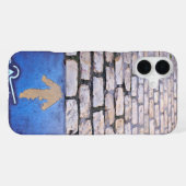 Gele pijl iPhone hoesje (Achterkant horizontaal)