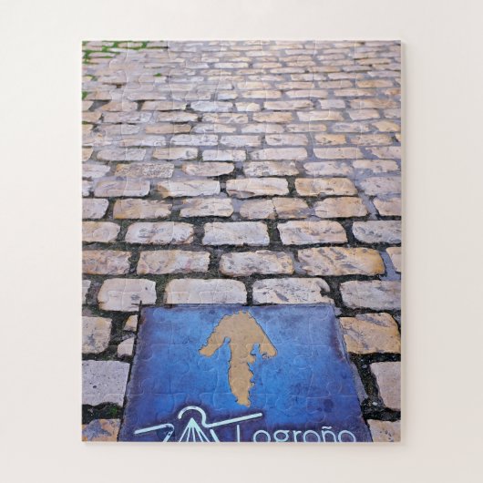 Gele pijl legpuzzel (Verticaal)