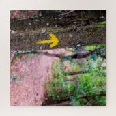 Gele pijl legpuzzel (Horizontaal)