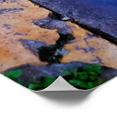 Gele pijl poster (Hoek)