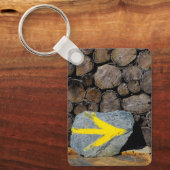 Gele pijl sleutelhanger (Voorkant)