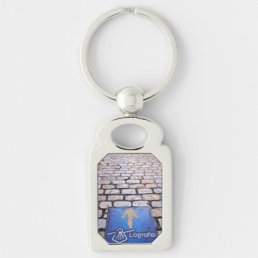Gele pijl sleutelhanger (Voorkant)