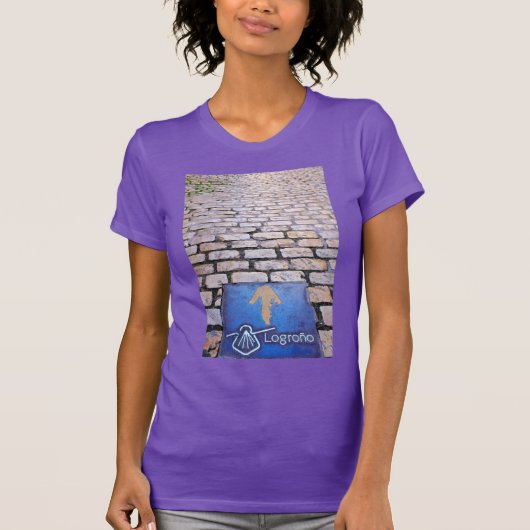 Gele pijl t-shirt (Voorkant)