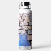 Gele pijl waterfles (Achterkant)