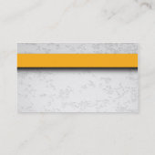 Gele pijlconstructie-Visitekaartje Visitekaartje (Achterkant)