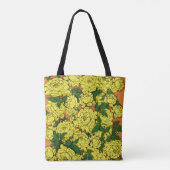 Gele Pioenrozen Tote Bag (Achterkant)