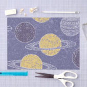 Gele Planet Space Lover Blue Sky Astronomie Tissuepapier (Craft)