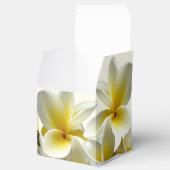 Gele Plumeria Dank u voor het huwelijk Bedankdoosjes (Geopend)