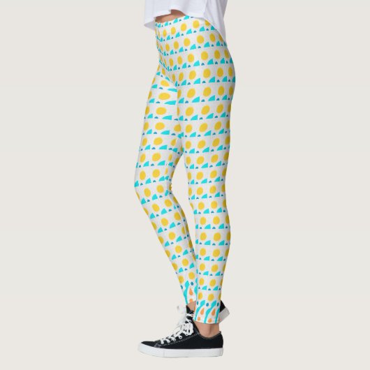 Gele poka Dot Leggings (Links)