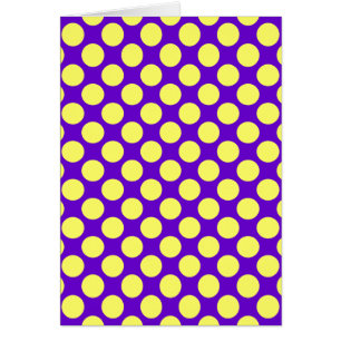Gele poka dots met Paarse achtergrond STaylor