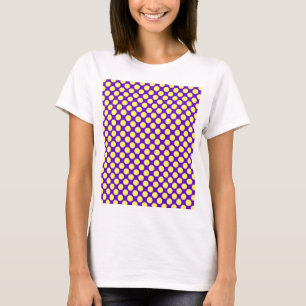 Gele poka dots met Paarse achtergrond STaylor T-shirt