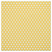 Gele poka Dots Stof (Swatch)