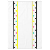 Gele poka Dots Tafelkleed (Voorkant)
