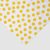 Gele poka Dots Tissuepapier (Detail)