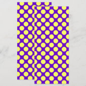 Gele pokadots met Paarse achtergrond STaylor (Voorkant / Achterkant)