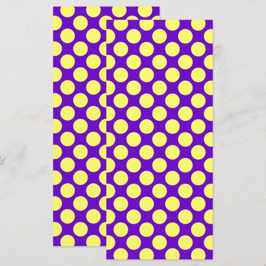 Gele pokadots met Paarse achtergrond STaylor (Voorkant / Achterkant)