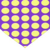 Gele pokadots met Paarse achtergrond STaylor Tafelkleed (Gekanteld)