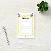 Gele polawdot en diamanten BELANGRIJK Post-it® Notes (Kantoor)