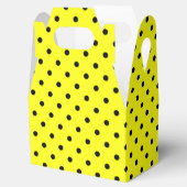 Gele polkadop bedankdoosjes (Geopend)