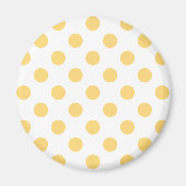Gele polkadots magneet (Voorkant)