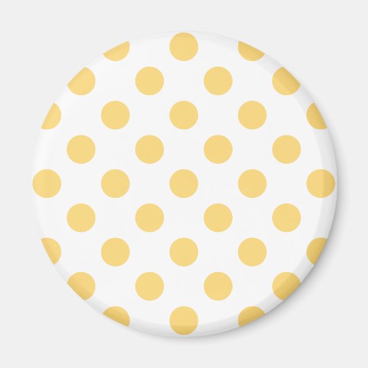 Gele polkadots magneet (Voorkant)
