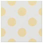 Gele polkadots stof (Close Up)