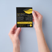 Gele pomp, Skip/Dumpster Company Adverteren Flyer (Hand)