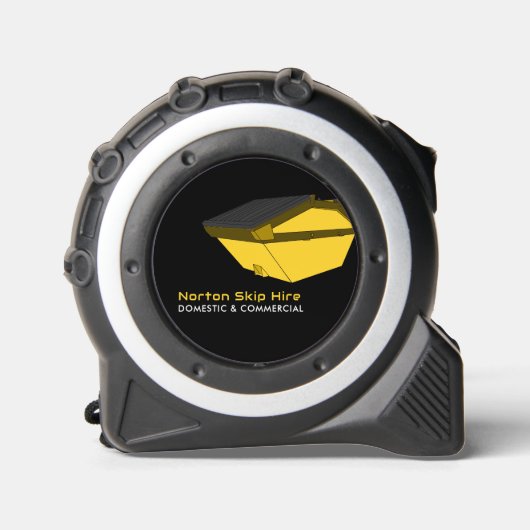 Gele pomp, Skip/Dumpster Company Rolmaat (Voorkant)